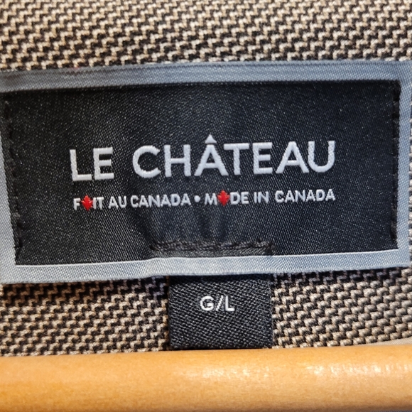 le chateau ladies suiting vest, grey-brown, US LG - Picture 3 of 13